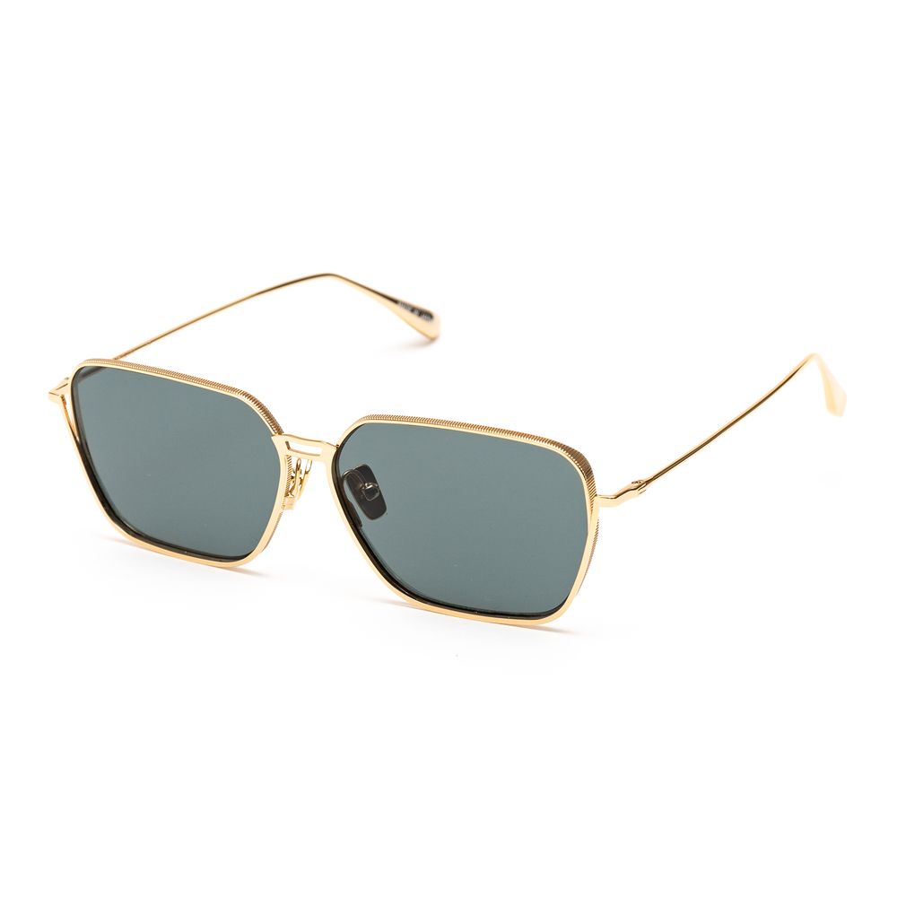 Gold Stainless Steel Stainless Steel Sunglasses