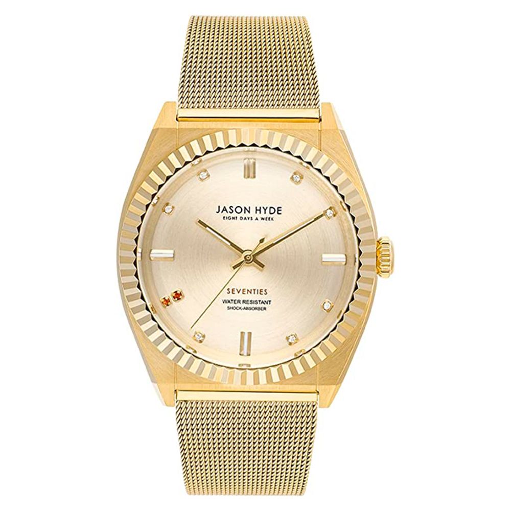 Gold Steel Watch