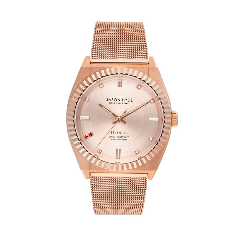 Gold Textile Watch