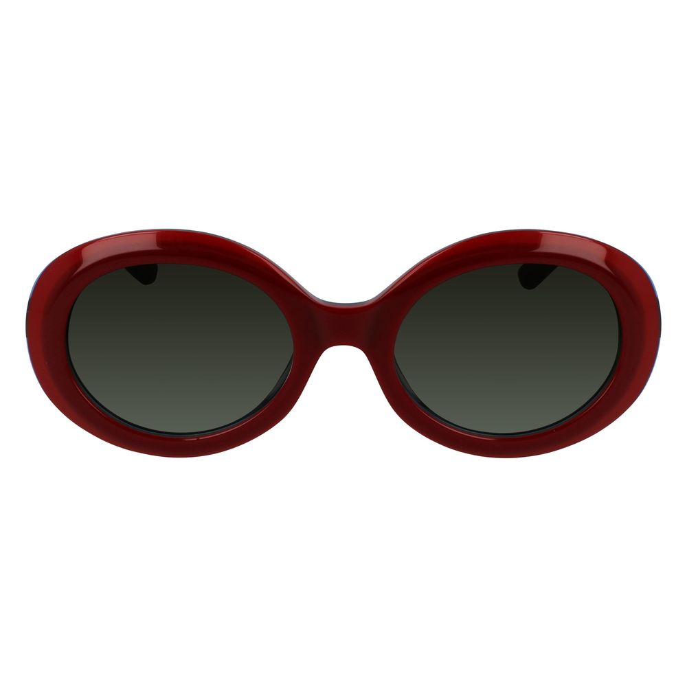 Red Acetate Sunglasses