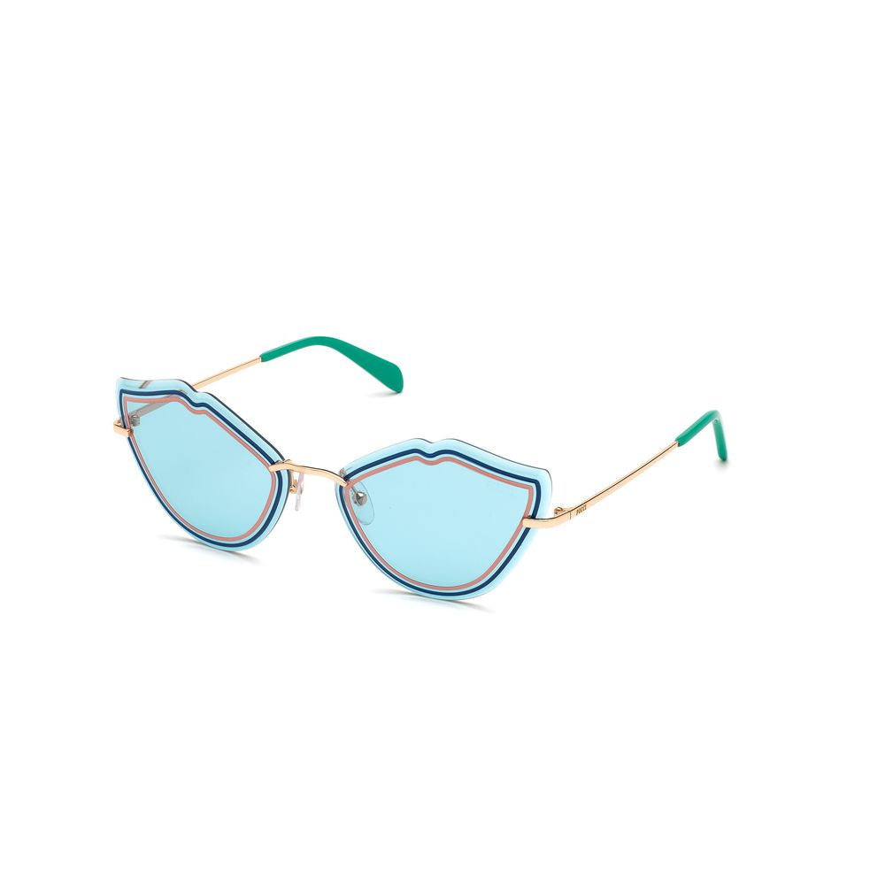 Multicolor Metal Sunglasses