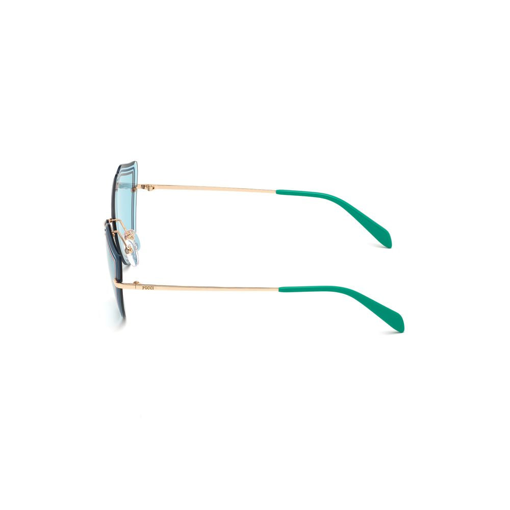 Multicolor Metal Sunglasses