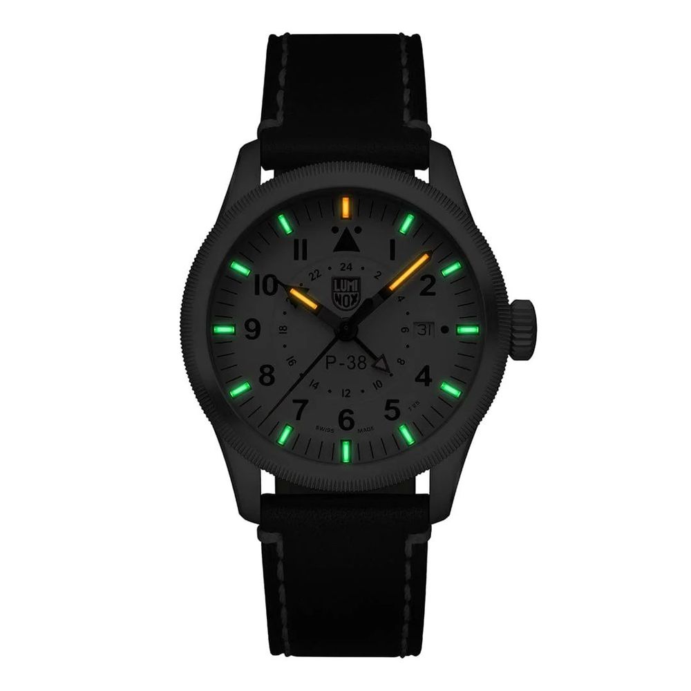 Black Leather Watch