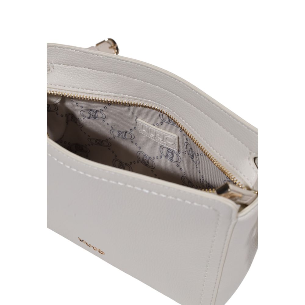 Cream Polyethylene Handbag