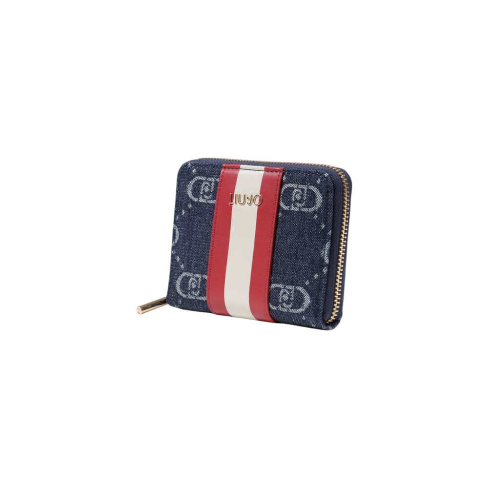 Blue Polyester Wallet