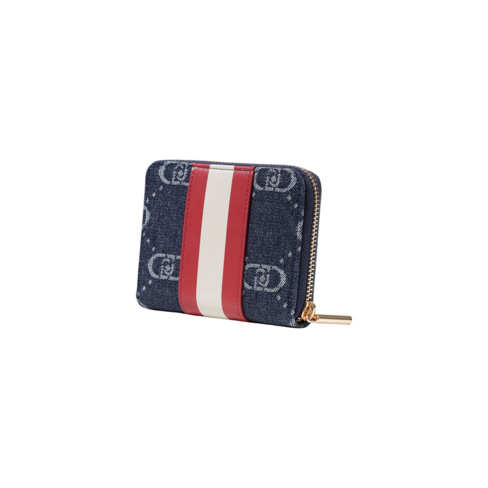 Blue Polyester Wallet