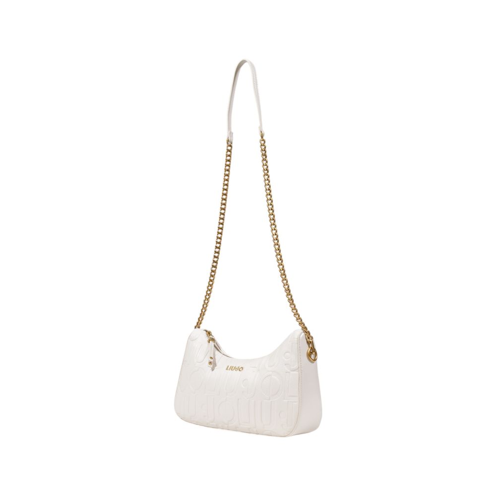Cream Polyethylene Handbag