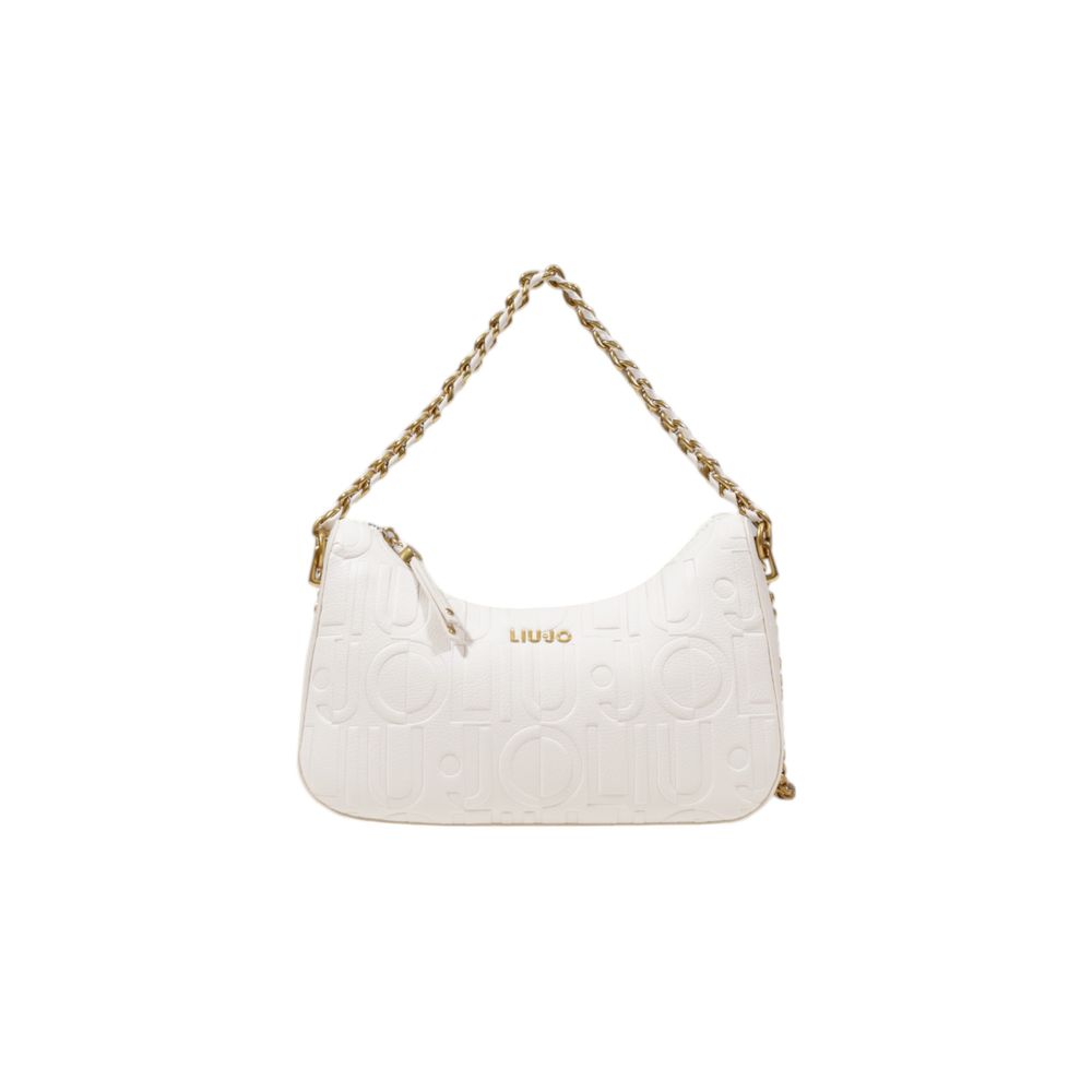 Cream Polyethylene Handbag