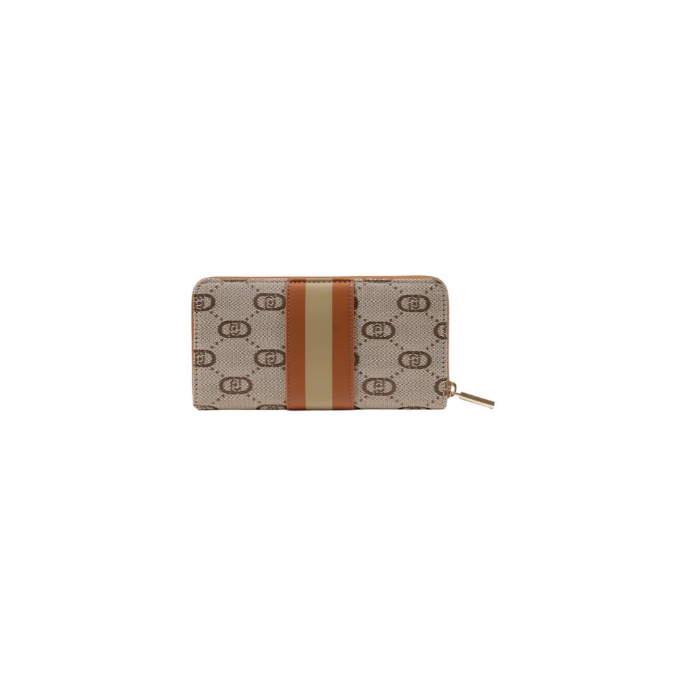Beige Polyester Wallet