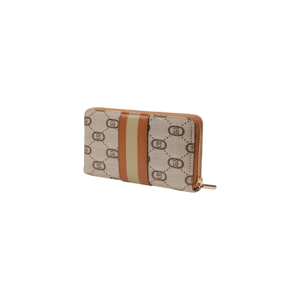 Beige Polyester Wallet
