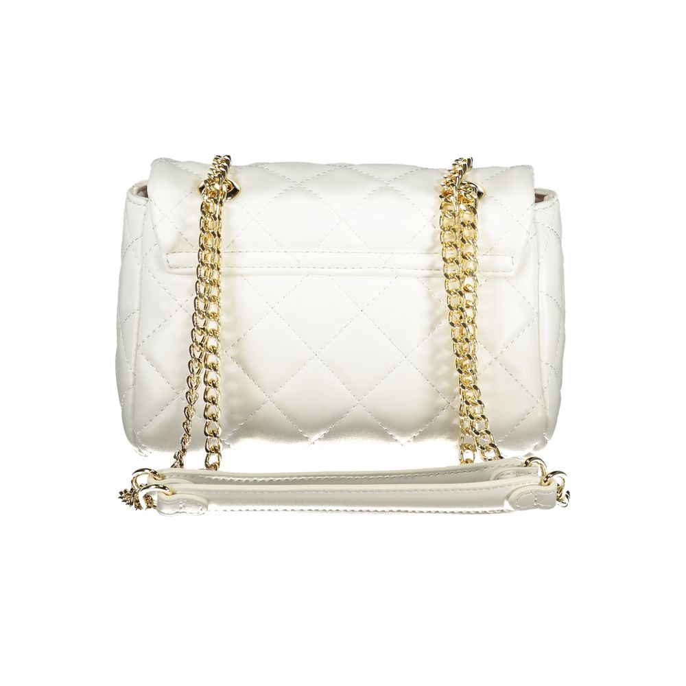 White Polyethylene Women Handbag
