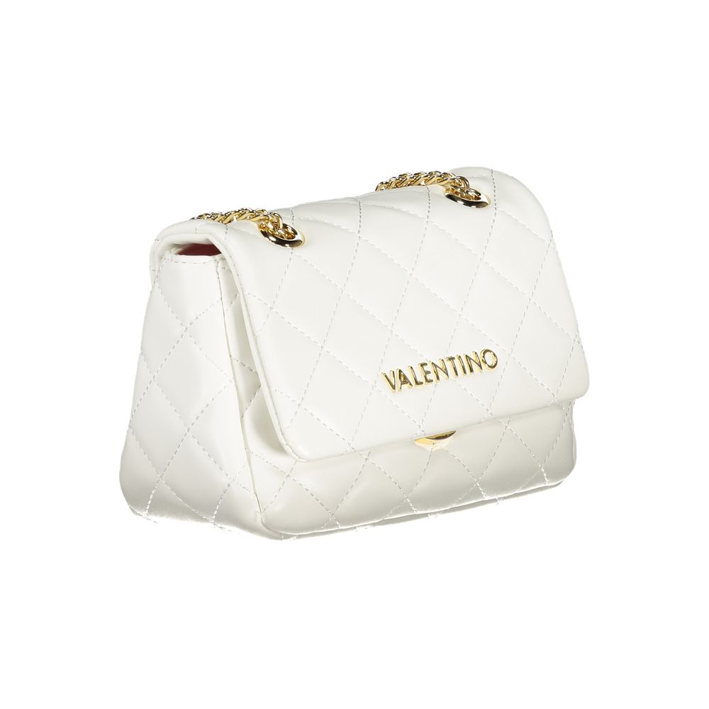 White Polyethylene Women Handbag