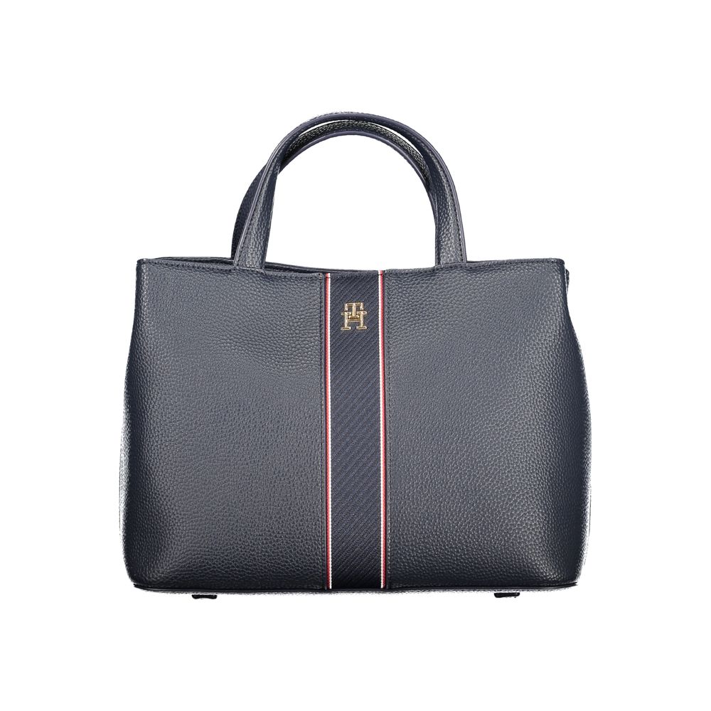 Blue Polyethylene Women Handbag