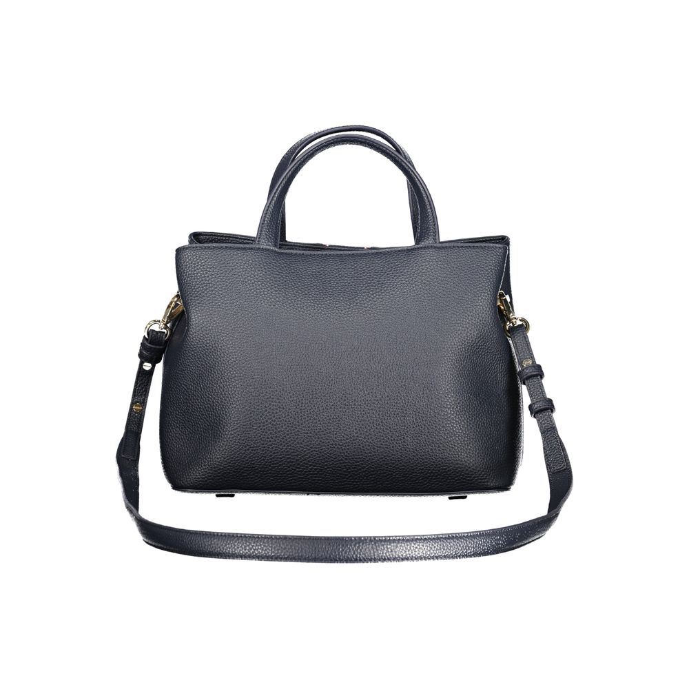 Blue Polyethylene Women Handbag