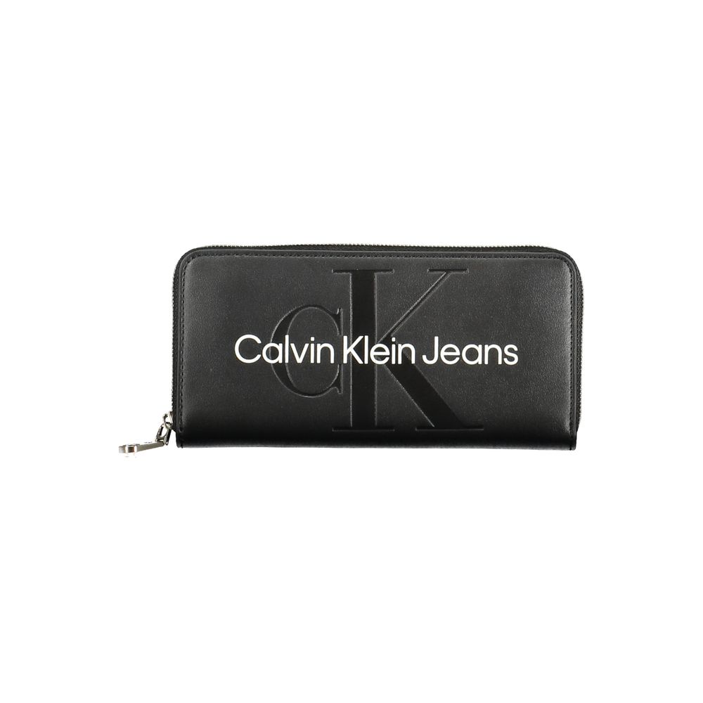 Black Polyethylene Women Wallet