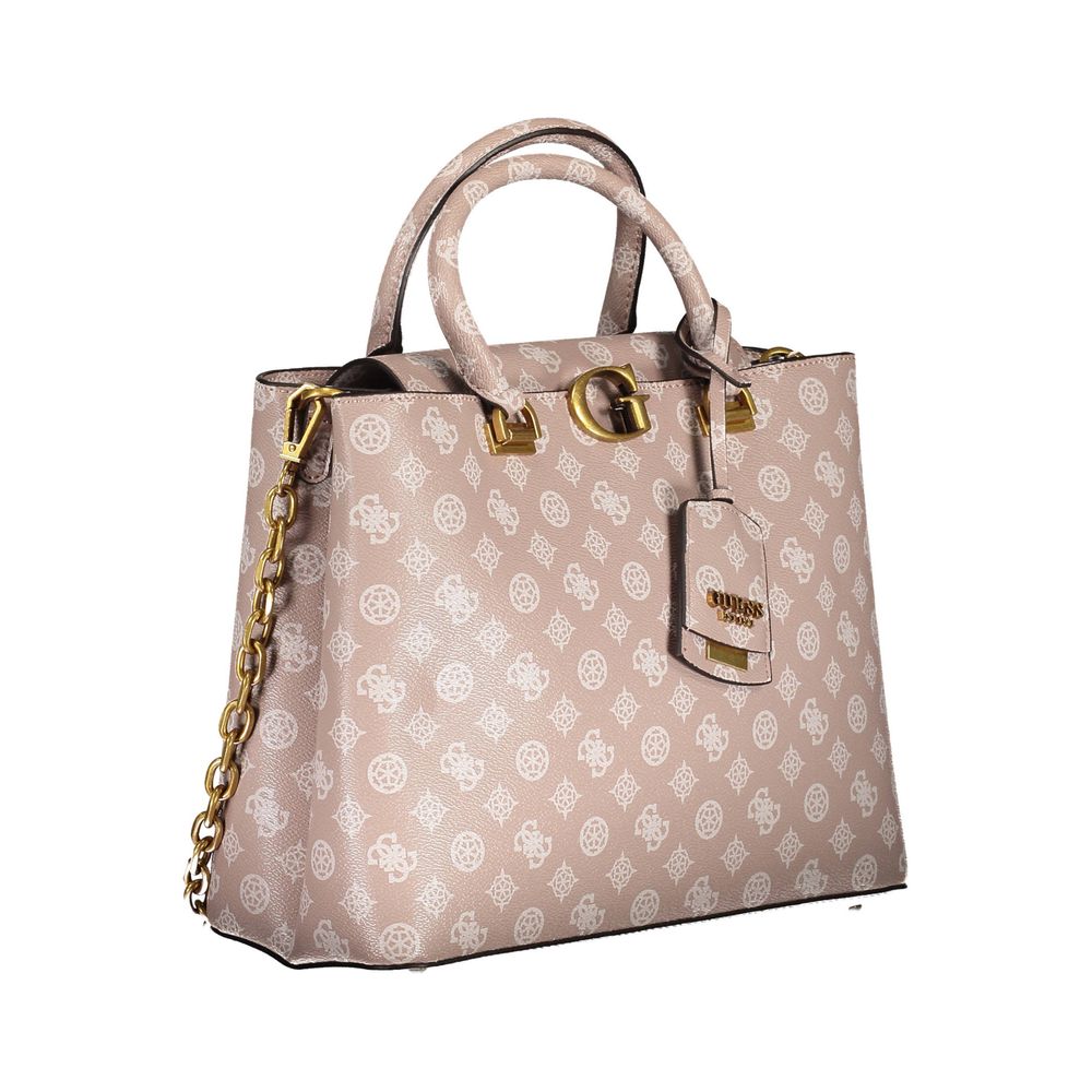 Pink Polyethylene Handbag