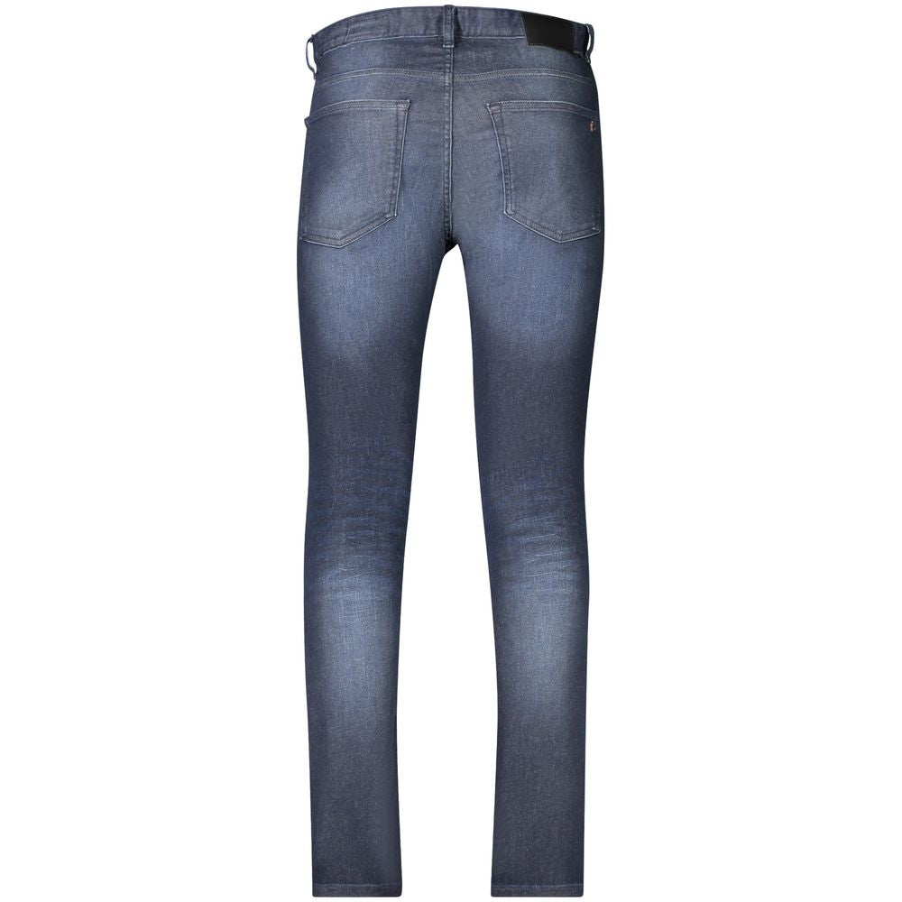 Blue Cotton Men's Slim Fit Jean