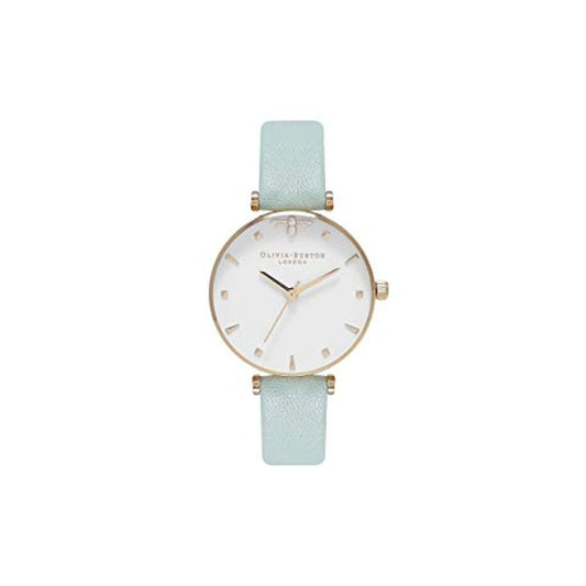 Green Leather Leather Watch