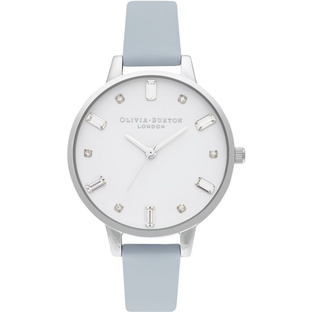 Blue Leather Leather Watch