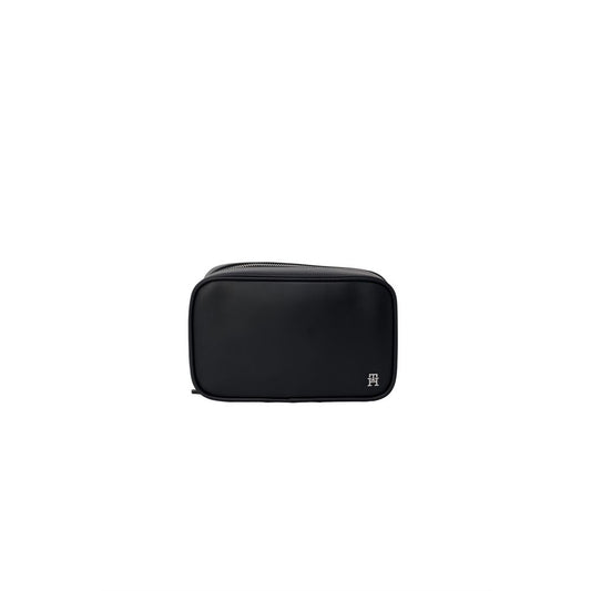 Black Leather Clutch Bag