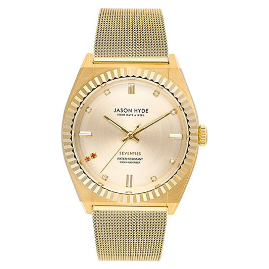 Gold Steel Watch