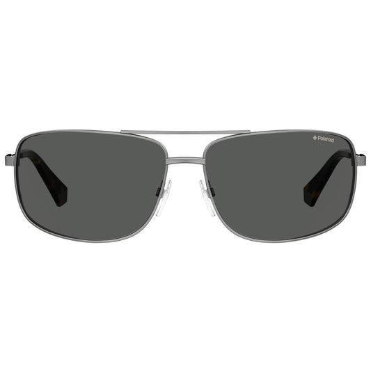 Gray Metal Sunglasses