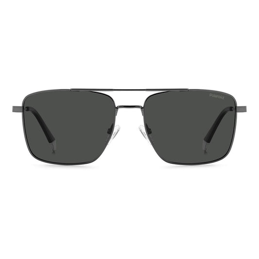 Gray Metal Sunglasses