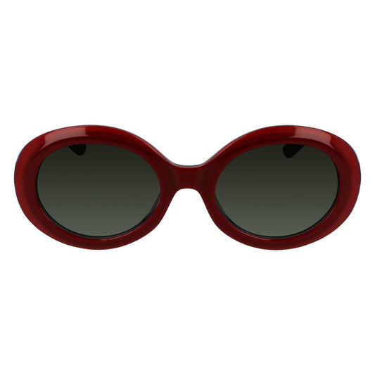 Red Acetate Sunglasses