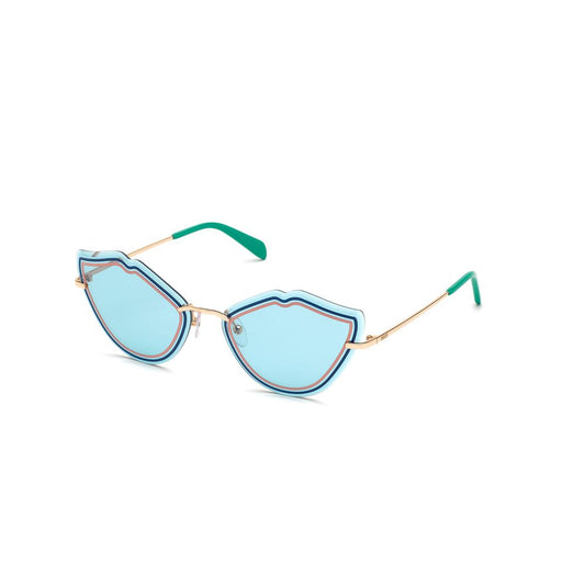 Multicolor Metal Sunglasses