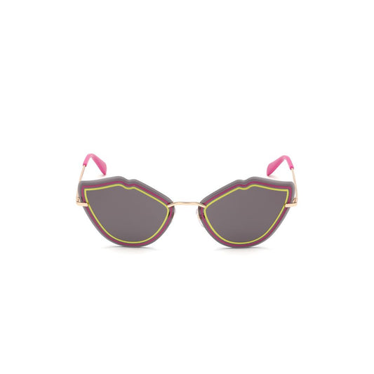 Multicolor Metal Sunglasses