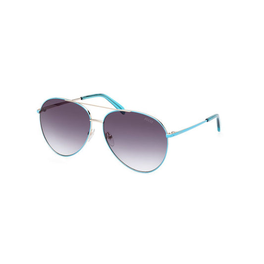 Brown Metal Sunglasses