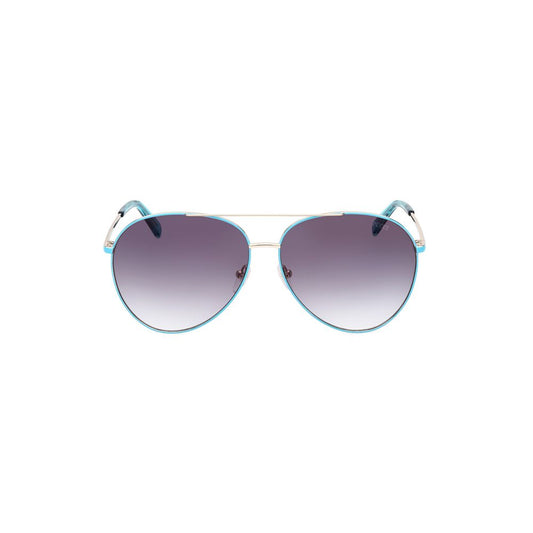Brown Metal Sunglasses