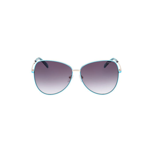 Brown Metal Sunglasses