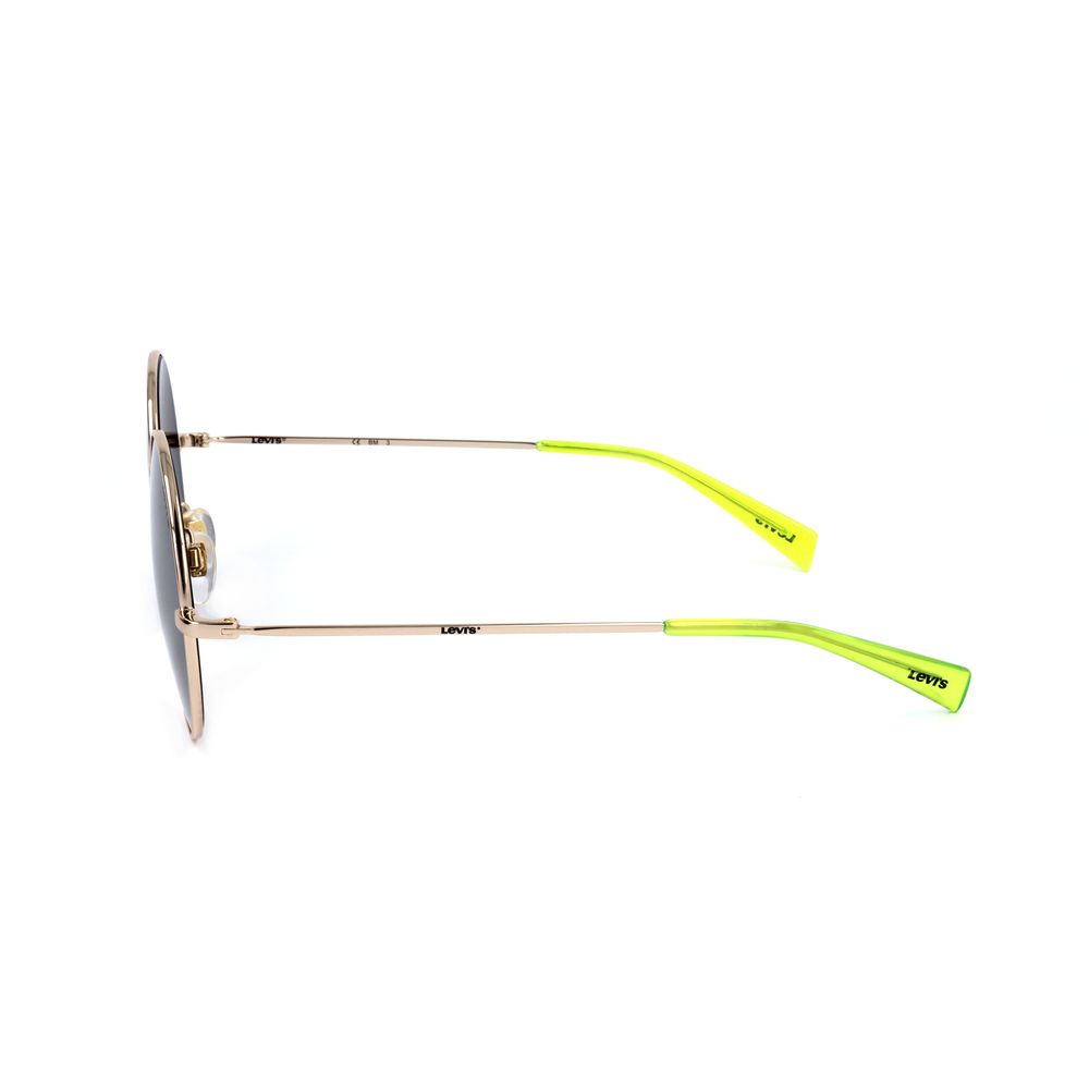 Gold Stainless Steel Stainless Steel Sunglasses
