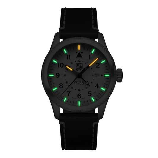 Black Leather Watch
