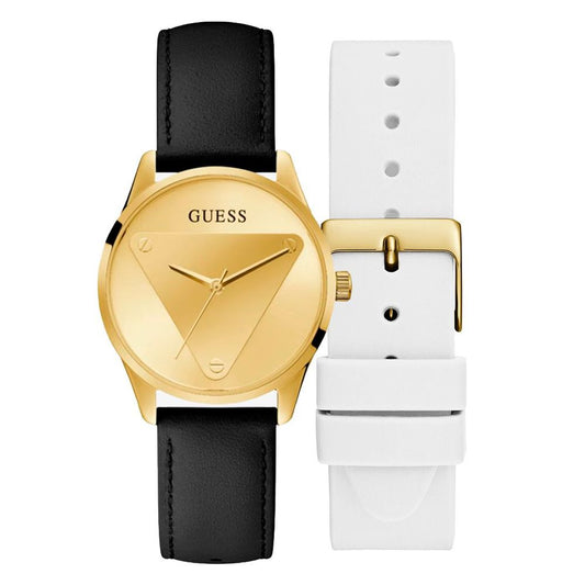 Black Leather Watch