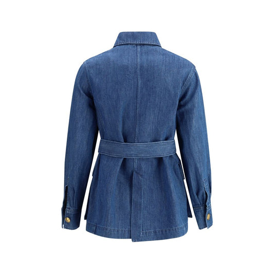 Belted Denim Jacket