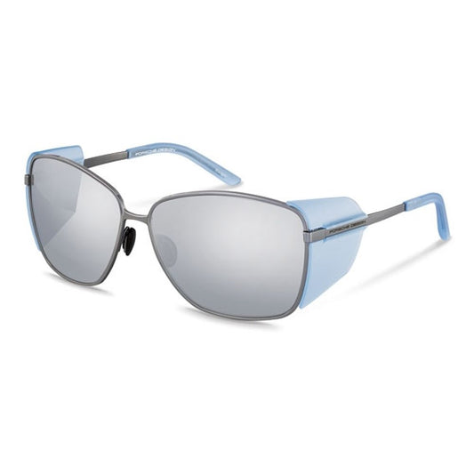 Gray Metal Sunglasses