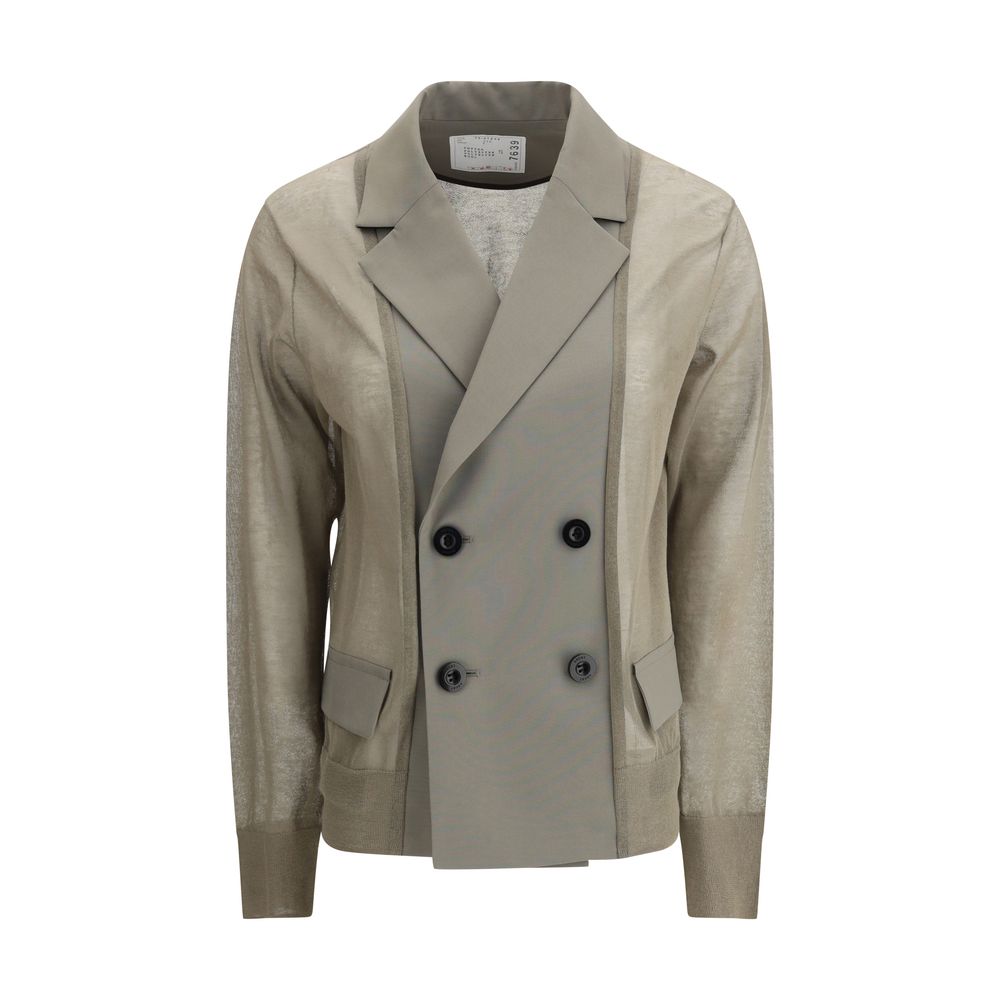 Semi-transparent  Blazer Jacket