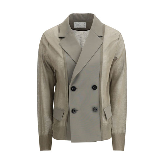 Semi-transparent  Blazer Jacket