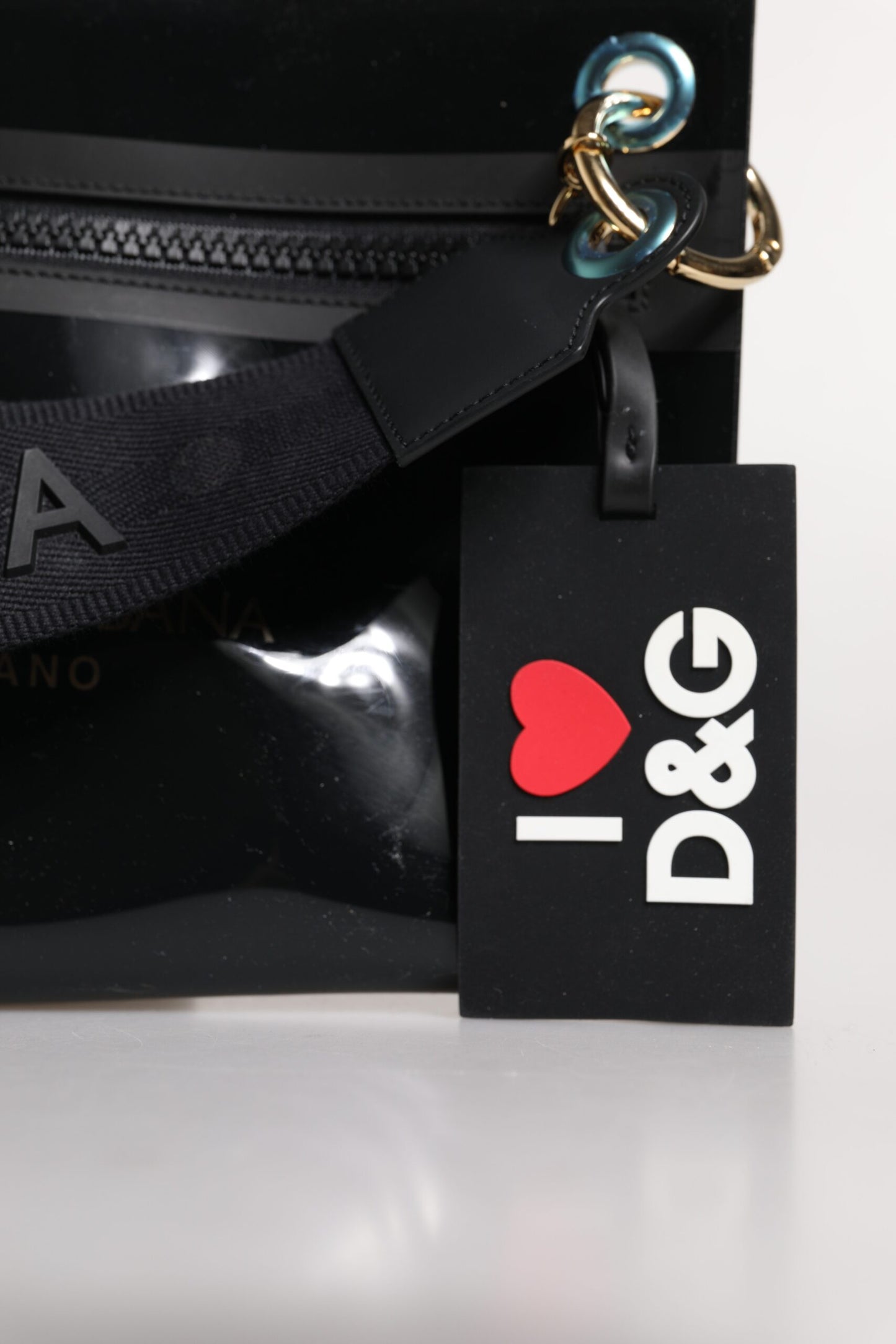 Black PVC Leather Pouch Shoulder Strap Bag