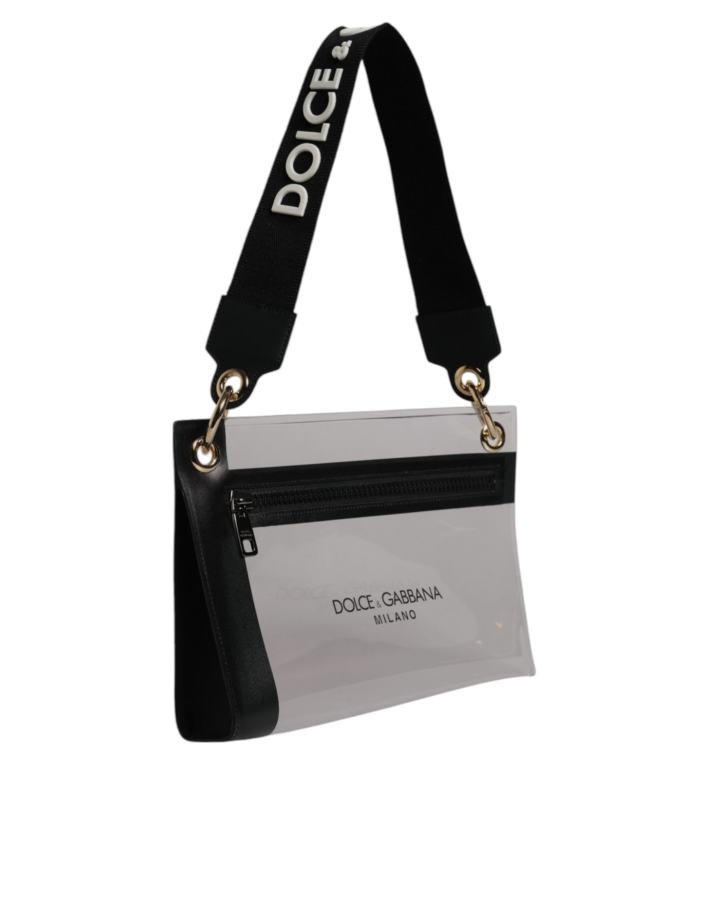Clear PVC Leather Pouch Shoulder Strap Bag