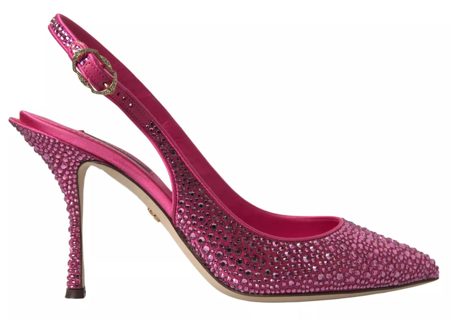Pink Slingbacks Crystal Pumps Shoes