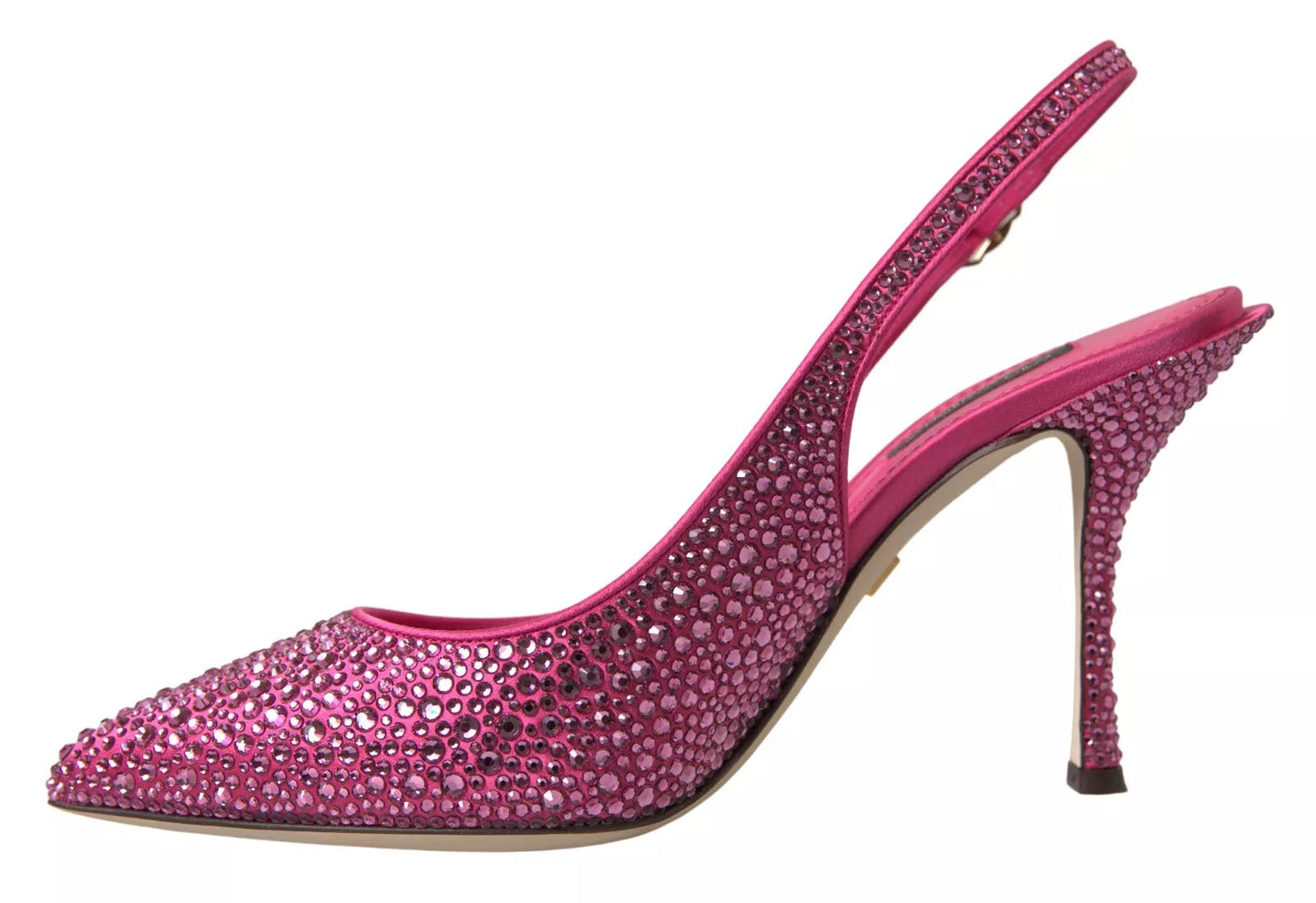 Pink Slingbacks Crystal Pumps Shoes