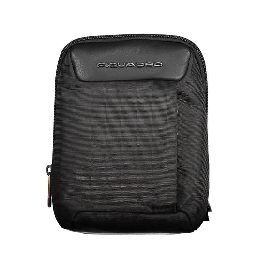 Black Recycled Polyethylene Men Shoulder Bag