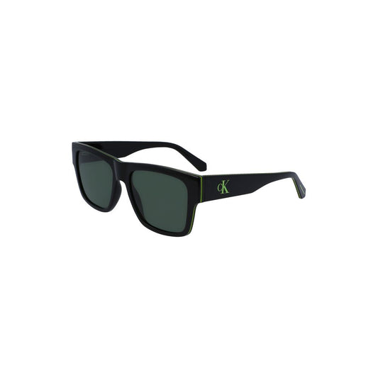 Black Plastic Men Sunglasses