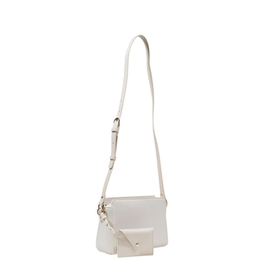Cream Polyethylene Handbag
