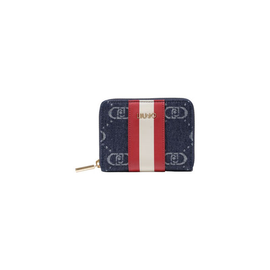 Blue Polyester Wallet