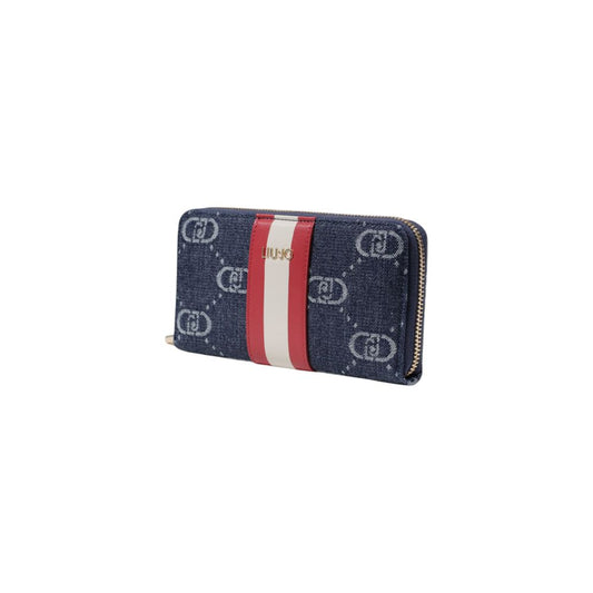 Blue Polyester Wallet