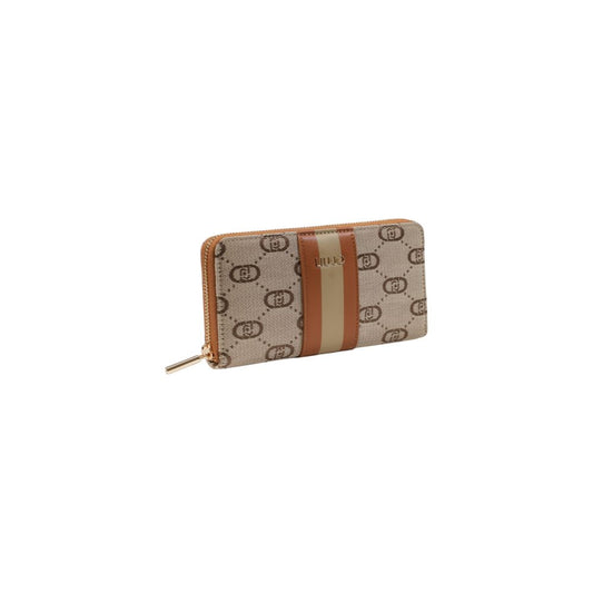 Beige Polyester Wallet